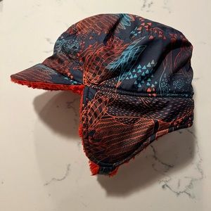 Baby Patagonia Ear Flap Winter Hat 6 Month